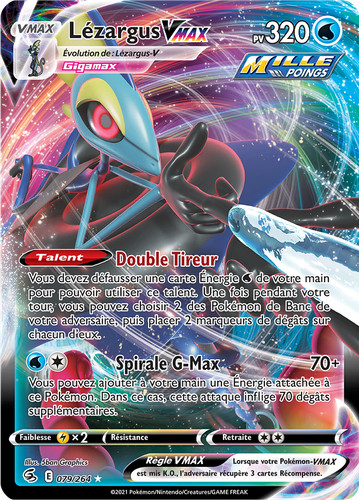 Carte pokémon lézargus vmax - carte,