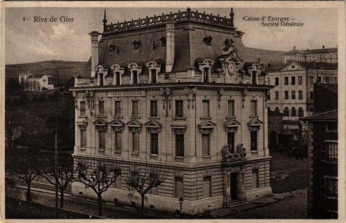 Cpa rive gier caisse - de,