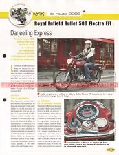 ROYAL ENFIELD 500 Bullet Electra Efi 2008 Joe Bar Team Fiche Moto #006492