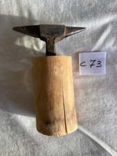 enclume acier d'horloger socle bois