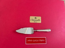 PELLE  TARTE TRANCHANTE CHRISTOFLE SPATOURS METAL ARGENTE TRÈS BEL ÉTAT 26 CM..