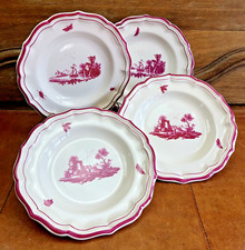 4 ANCIENNES ASSIETTES CREUSES