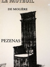 Le fauteuil de Molière à Pézenas Hérault Théâtre 