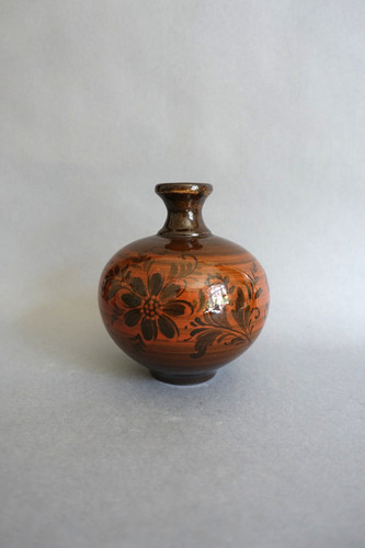 Vase boule col rétréci - à, en