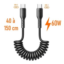 Câble spirale 60w pour - câble, apple