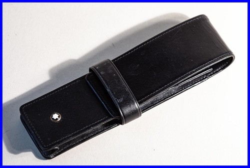 Montblanc étui cuir noir - montblanc,