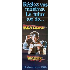 BACK TO THE FUTURE II French Movie Poster  - 23x63 in. - 1989 - Robert Zemeckis,