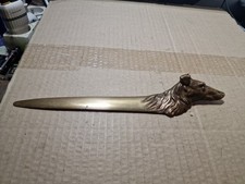 coupe papier, ouvre lettre chien lévrier, red star Ca limoges 30-9-45