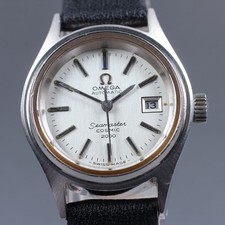 Montre Femme Vintage Années 70 OMEGA Seamaster Cosmic 2000 Argent Automatique...