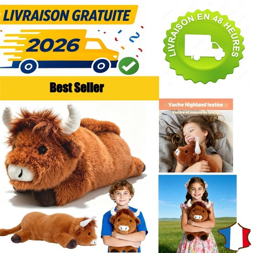 Peluche vache des highlands - peluche,