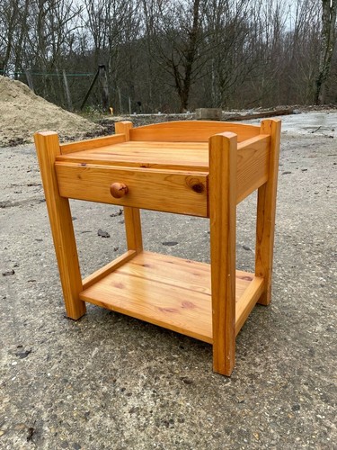 Petite table nuit pin - de,