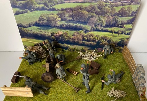 Diorama ww2 canon - :, 1/35,