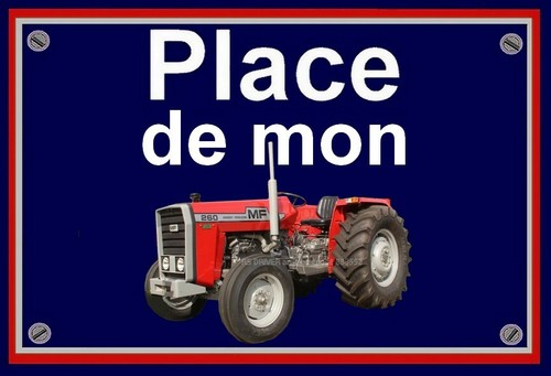 Plaque place mon - plaque,
