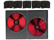 50 boîtiers DVD slim (7 mm) noirs pour 2 DVD - Pearl