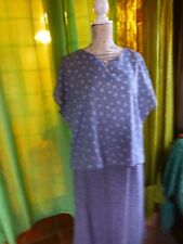 LOT 2PIéCES GRISES T54-56  jupe et corsage assorti