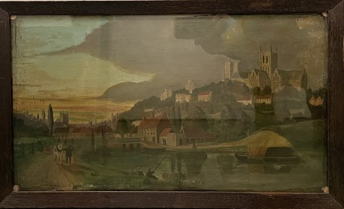 Tableau ancien ville - tableau,