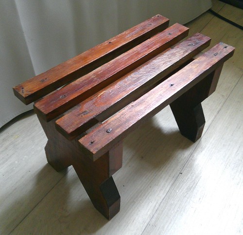 Marchepied bois - (petit), en