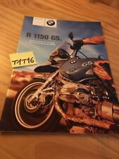 BMW R1150GS R1150 GS R1150 R 1150 moto prospectus catalogue catalog publicité