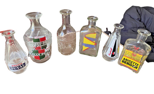 Lot carafes anciennes - de,