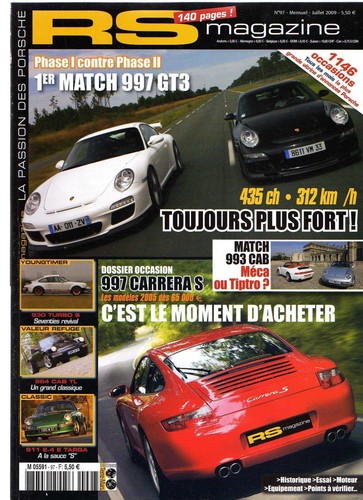Magazine porsche 997 - rs,