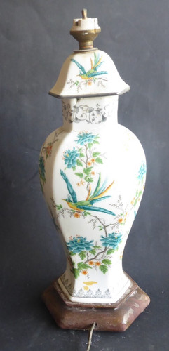 Pied lampe porcelaine - de,