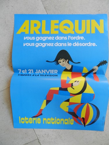 Affiche loterie nationale - affiche,