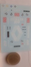 decals decalcomanie pour renault r21 rallye renault 1/43 promo
