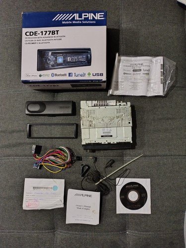 Alpine cde 177bt - car, cd