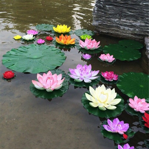 Faux fleurs flottantes