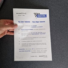 SCALEXTRIC 1970  LETTRE de meccano triang aux  REVENDEURS