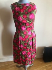 Robe en soie peinte à la main vintage des années 1960