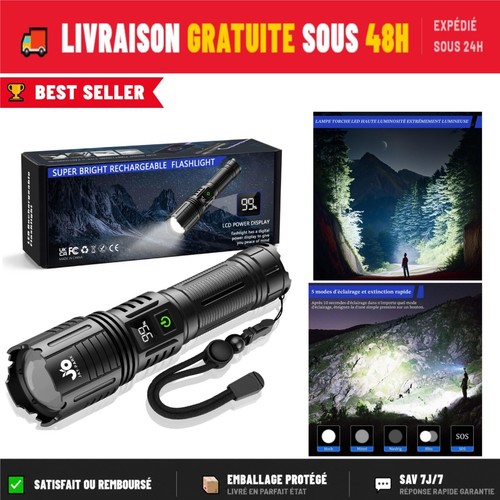 Lampe torche led ultra - lampe,