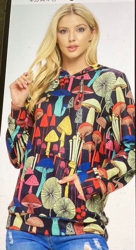 Yak yette mushroom hoodie - mushroom,