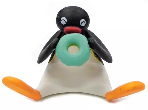Mini figurine pingu mogumogu - figurine,