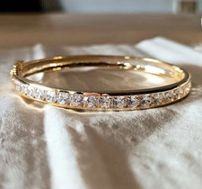 Bracelet Jonc Torsadé Patine