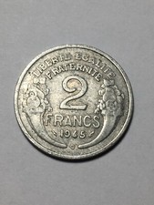 Monnaie France 2 Francs Morlon 1945 C (8-14)