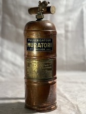Retro Ancien PULVÉRISATEUR À HAUTE PRESSION MURATORI PARIS en CUIVRE Vintage