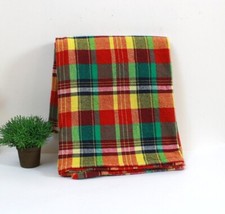 Nappe tissée en coton Madras