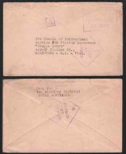 Australia 1942 cover/Camp No. 9, 4th Military District