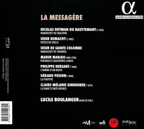 LUCILE BOULANGER MESSAGÈRE