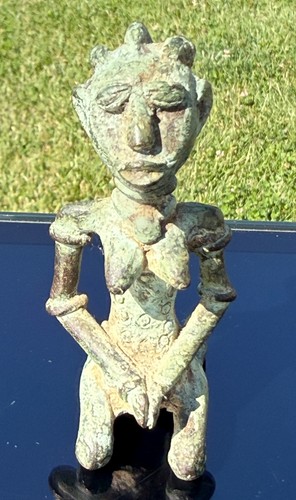 Bronze african figurine dogon - african,