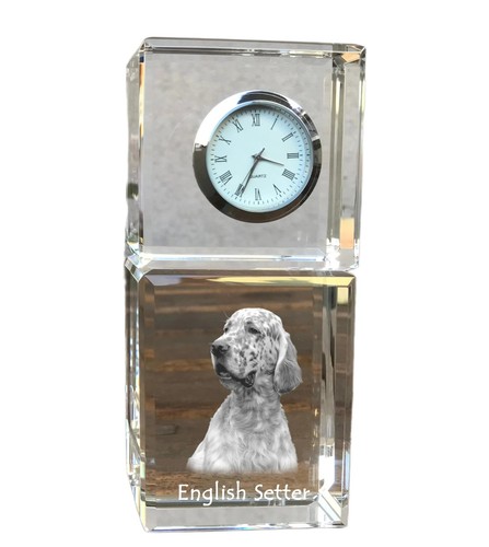Setter anglais horloge - , en