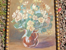 Aquarelle Théodore BUCHHOLD Alsace  (1885-1968) - Nature Morte vase et fleurs