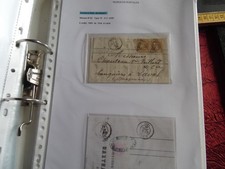 lettre-facture de VITRE à  LAVAL du 8 juillet 1869   cachet G.C.4300 Timb.28B