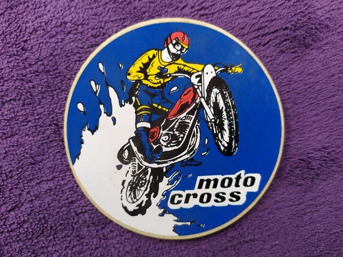 Moto ancien autocollant - moto, :