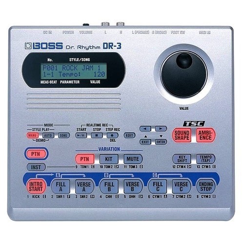 Boîte rythme boss - boîte, dr-3