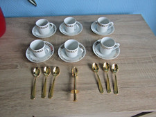 6 tasses litron en porcelaine