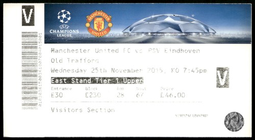Rare ticket 2015 manchester - 2015,