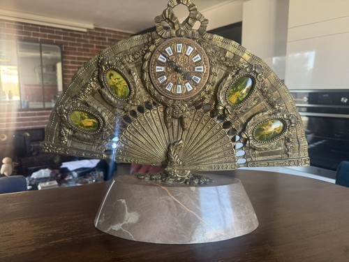 Horloge pendule bronze et - horloge,
