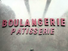 Enseigne Pâtisserie  Lettres En Zinc
